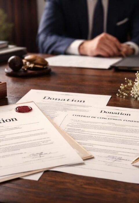 découvrez comment le prix de l'acte notarié pour une donation et une concession funéraire peut influencer la gestion et la répartition de votre héritage.